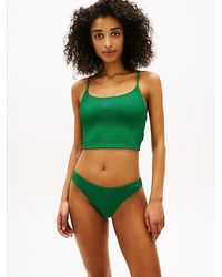 Tommy Hilfiger - Extra Slim Fit Tankini-Top Mit Crinkle-Look - Lyst