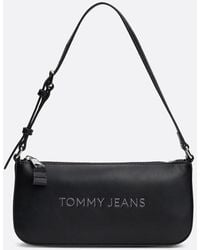 Tommy Hilfiger - Essential Metal Logo Shoulder Bag - Lyst