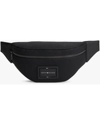 Tommy Hilfiger - Logo Patch Textured Bum Bag - Lyst