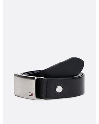 Tommy Hilfiger - Leren Riem Met Pinsluiting - Lyst