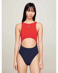 Tommy Hilfiger - Heritage Knot Cutout One-piece Swimsuit - Lyst