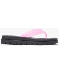 Tommy Hilfiger - Jelly Cleat Wedge Flip-Flops - Lyst