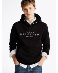 Tommy Hilfiger - Hoodie Mit Druckknöpfen Und Logo - Lyst