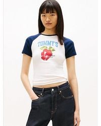 Tommy Hilfiger - Graphic Slim Raglan T-Shirt - Lyst