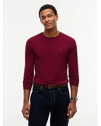 Tommy Hilfiger - Slim Jersey Long Sleeve T-Shirt - Lyst