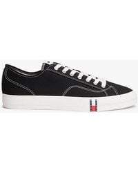 Tommy Hilfiger - Archive Flag Stripe Canvas Trainers - Lyst