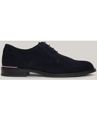 Tommy Hilfiger - Signature Suede Lace-up Derby Shoes - Lyst