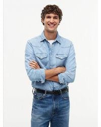 Tommy Hilfiger - Regular Fit Western Denim Shirt - Lyst