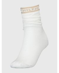 Tommy Hilfiger - 1er-Pack lockere lange Socken mit Logo - Lyst