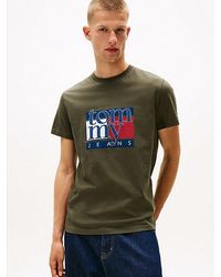 Tommy Hilfiger - Camiseta Slim Con Logo Gráfico - Lyst