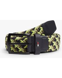 Tommy Hilfiger - Cintura Denton Elastica Intrecciata - Lyst
