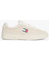 Tommy Hilfiger - Baskets En Daim À Semelle Cuvette - Lyst