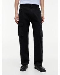 Tommy Hilfiger - Otis Canvas Straight Cargo Trousers - Lyst