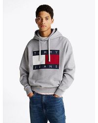 Tommy Hilfiger - Relaxed Fit Hoodie Van Katoenmix-Melange - Lyst