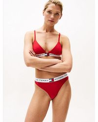 Tommy Hilfiger - String Met Repeat Logo Op De Tailleband - Lyst