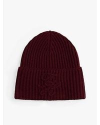 Tommy Hilfiger - Luxe Beanie Met Ton-Sur-Ton Geborduurd Logo - Lyst