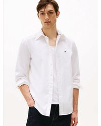 Tommy Hilfiger - Th Flex Regular Fit Poplin Overhemd - Lyst