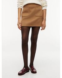 Tommy Hilfiger - Tone Button Wool Blend Mini Skirt - Lyst