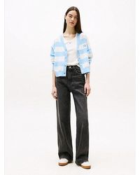 Tommy Hilfiger - Vaqueros Claire Negros De Pernera Ancha - Lyst