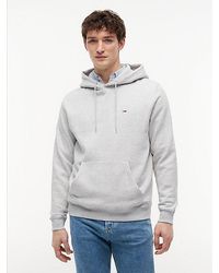 Tommy Hilfiger - Flag Embroidery Fleece Drawstring Hoody - Lyst