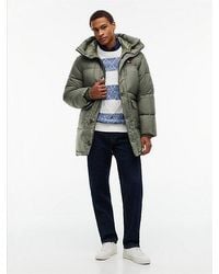 Tommy Hilfiger - Tommy Jeans Relaxed Padded Hooded Parka - Lyst