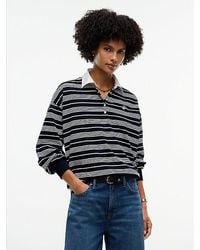 Tommy Hilfiger - Rugby Stripe Relaxed Polo Sweatshirt - Lyst