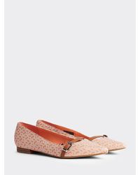 Tommy Hilfiger Ballerina Met Monogram - Oranje