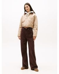 Tommy Hilfiger - Pantalon Claire En Velours Côtelé Jambe Ample - Lyst
