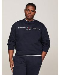 Tommy Hilfiger - Plus Flex Fleece Sweatshirt Met Logo - Lyst