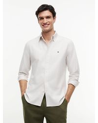 Tommy Hilfiger - Heritage Oxford Stripe Regular Long Sleeve Shirts - Lyst