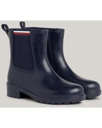 Tommy Hilfiger - Essential Signature Cleat Rain Boots - Lyst