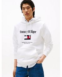 Tommy Hilfiger - Sudadera Con Capucha Y Logo De - Lyst