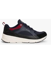 Tommy Hilfiger - Sneakers Con Suola Spessa E Mix Di Texture - Lyst
