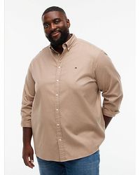 Tommy Hilfiger - Plus Regular Fit Flex Flannel Shirt - Lyst