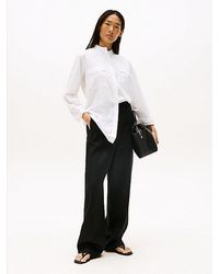 Tommy Hilfiger - Pantalon Van Linnenmix Met Rechte Fit - Lyst