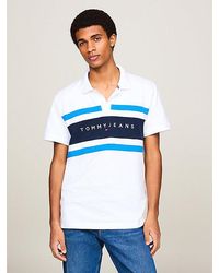 Tommy Hilfiger - Colour-blocked Regular Fit Polo Met Logo - Lyst