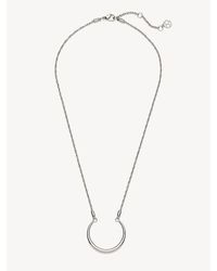 Tommy Hilfiger Zendaya Zilverkleurige Ketting Met Kleine Maan - Metallic