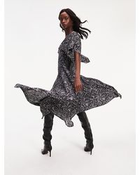 Tommy Hilfiger Zendaya Maxi-jurk Met Zodiakprint - Zwart