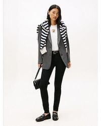 Tommy Hilfiger - Como Mid Rise Skinny Black Jeans - Lyst