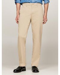 Tommy Hilfiger - Denton Stretch Cotton Straight Chinos - Lyst