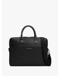 Tommy Hilfiger - Th Business Laptoptasche Aus Leder - Lyst