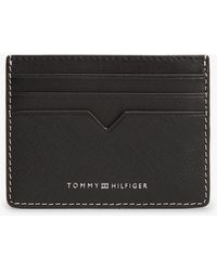 Tommy Hilfiger - Leather Logo Credit Card Holder - Lyst