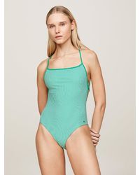 Tommy Hilfiger - Th Essential One-piece Swimsuit - Lyst