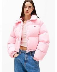 Tommy Hilfiger - Donzen Pufferjack Met Tommy-Badge - Lyst