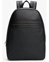 Tommy Hilfiger - Sac À Dos Texturé À Monogramme Th - Lyst