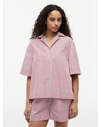 Tommy Hilfiger - Relaxed Fit Poplin Short Sleeve Shirt - Lyst
