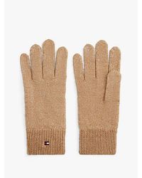 Tommy Hilfiger - Gebreide Handschoenen Met Hilfiger-Vlag - Lyst