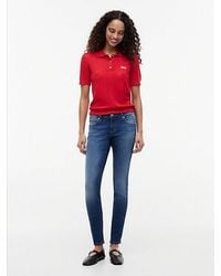 Tommy Hilfiger - Faded Low Rise Skinny Jeans - Lyst