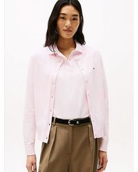 Tommy Hilfiger - Vest Van Jersey Met Ronde Hals - Lyst