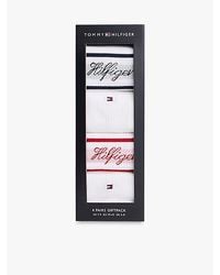 Tommy Hilfiger - 4-Pack Logo Ribbed Socks Gift Box - Lyst